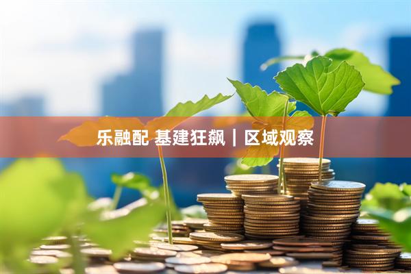 乐融配 基建狂飙｜区域观察