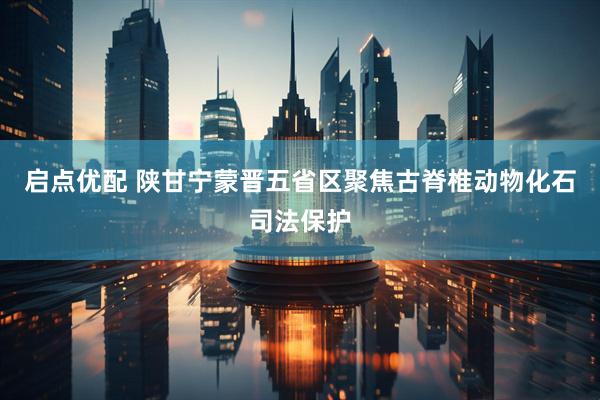 启点优配 陕甘宁蒙晋五省区聚焦古脊椎动物化石司法保护