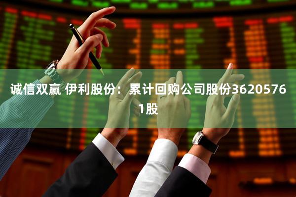 诚信双赢 伊利股份：累计回购公司股份36205761股