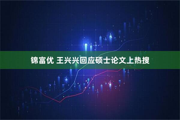 锦富优 王兴兴回应硕士论文上热搜